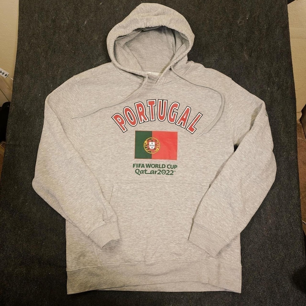 FIFA World Cup Grey Hoodie Men Large